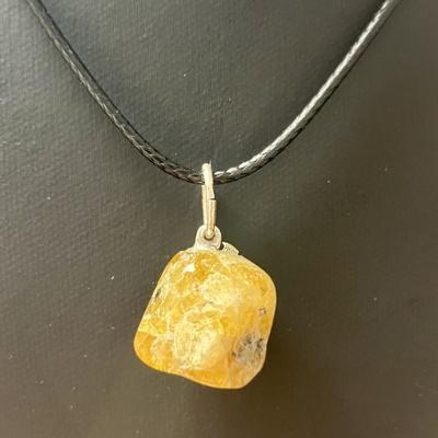 HELIODORE BERYL JAUNE PENDENTIF