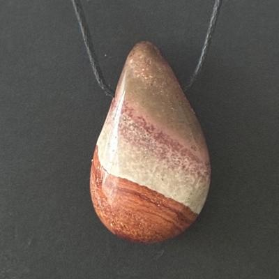 JASPE POLYCHROME PENDENTIF 3
