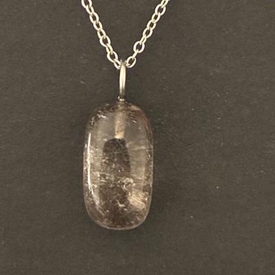 QUARTZ FUME PENDENTIF 