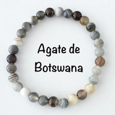 AGATE DE BOTSWANA BRACELET