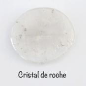 CRISTAL DE ROCHE QUARTZ PIERRE PLATE