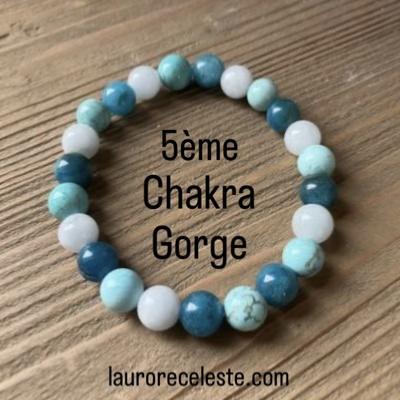 5EME CHAKRA GORGE BRACELET