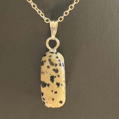 JASPE DALMATIEN PENDENTIF