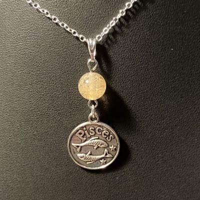 PENDENTIF POISSON SIGNE ASTROLOGIQUE