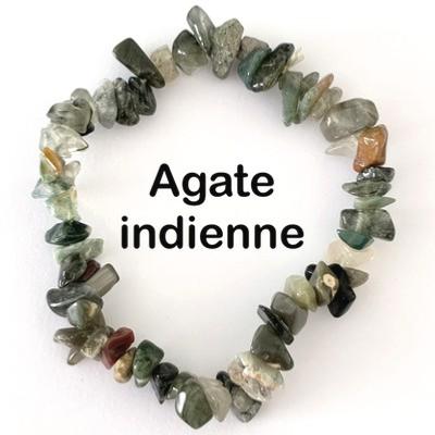 AGATE INDIENNE BRACELET BAROQUE