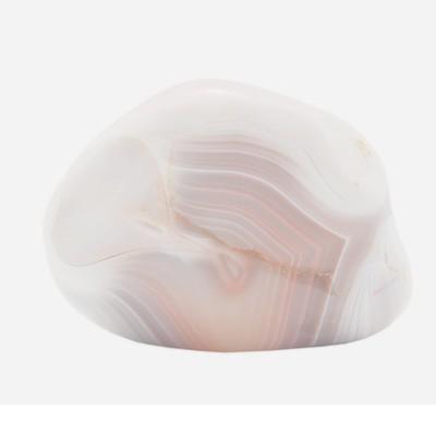 Agate rose rubane : Pierre naturelle / Bracelet Lithothrapie - Aurore Mdium - L Aurore Cleste