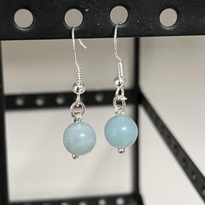 AMAZONITE BOUCLES D OREILLE