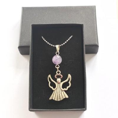 AMETHYSTE ANGE PENDENTIF