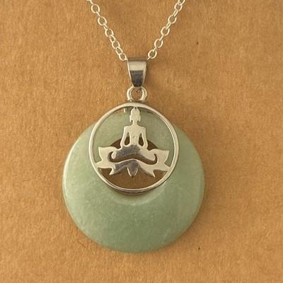 AVENTURINE VERTE PENDENTIF