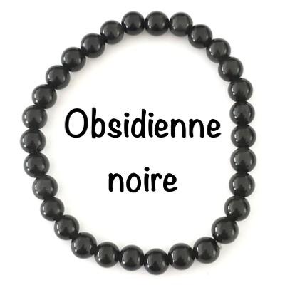 OBSIDIENNE NOIRE BRACELET