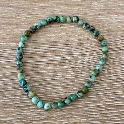 TURQUOISE AFRICAINE BRACELET 4 MM