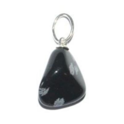 OBSIDIENNE NEIGE PENDENTIF