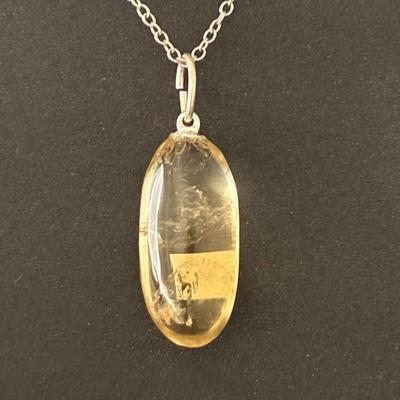 CITRINE NATURELLE PENDENTIF 2