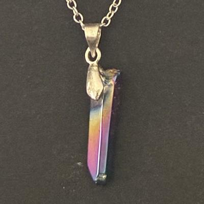 CRISTAL TITANE PENDENTIF