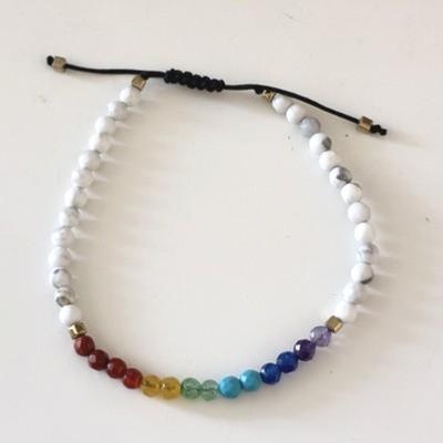 HOWLITE BRACELET 4 MM