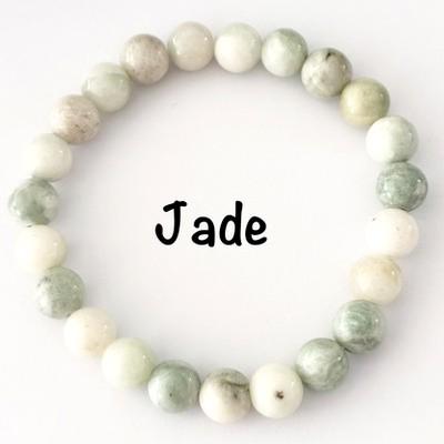 JADE CLAIR BRACELET 8 MM