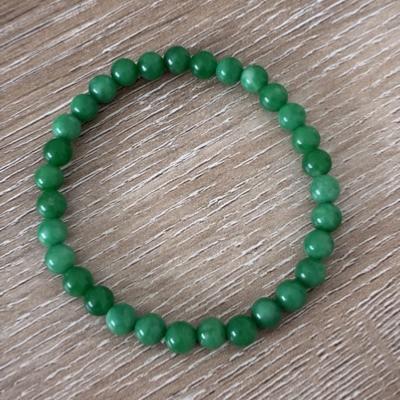 JADE NEPHRITE BRACELET 6 MM