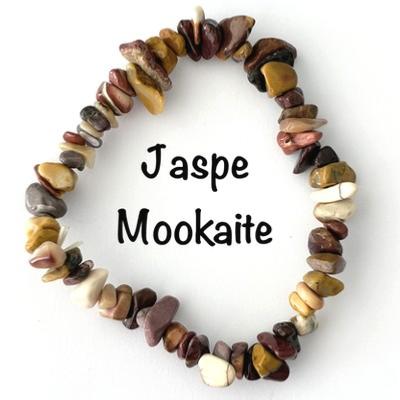 JASPE MOOKAITE BRACELET BAROQUE