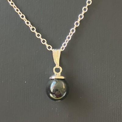 OBSIDIENNE NOIRE PENDENTIF