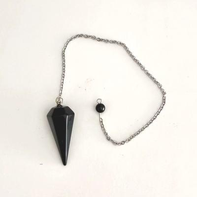 PENDULE OBSIDIENNE NOIRE