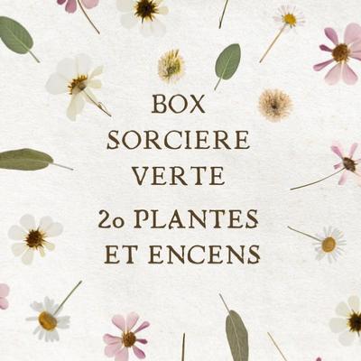 BOX 20 HERBES / ENCENS / SORCIERE VERTE 