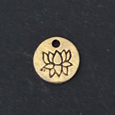 BRELOQUE FLEUR DE LOTUS OR