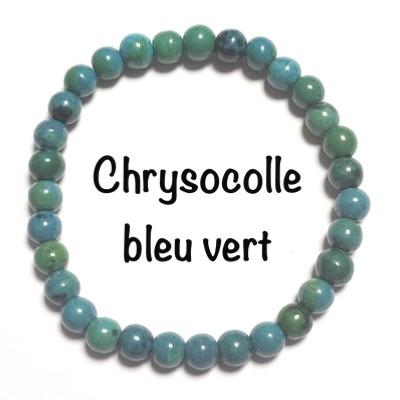 CHRYSOCOLLE BRACELET TEINTE