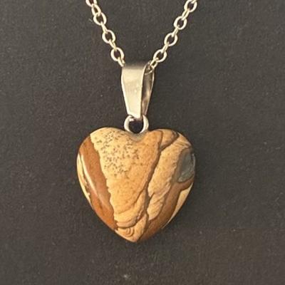 JASPE BEIGE PAYSAGE PENDENTIF 2