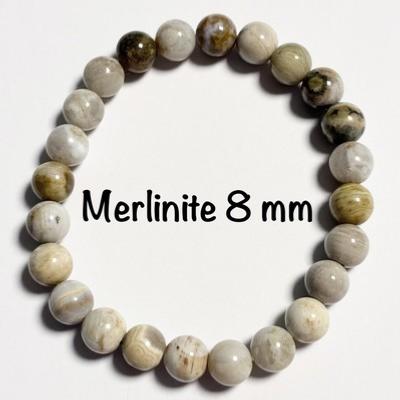 MERLINITE AGATE DENDRITE 8MM
