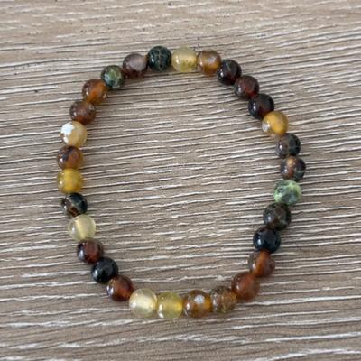 OPALE DE FEU BRACELET 6MM