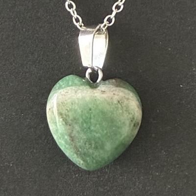 AGATE MOUSSE PENDENTIF COEUR