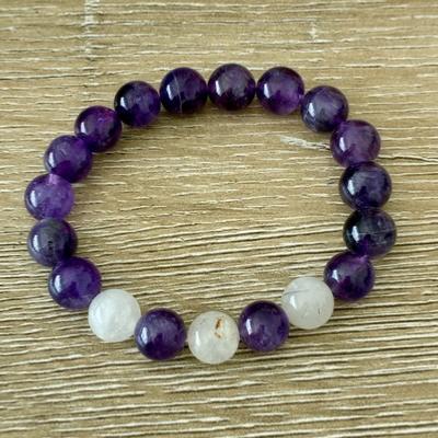 AMETHYSTE BRACELET 10 MM