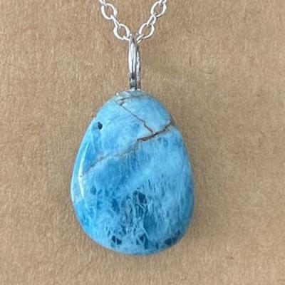 APATITE BLEUE PENDENTIF