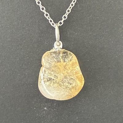 CITRINE CHAUFFEE PENDENTIF 3
