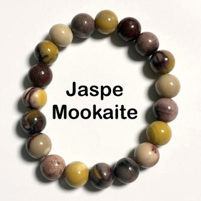 JASPE MOOKAITE BRACELET 10 MM