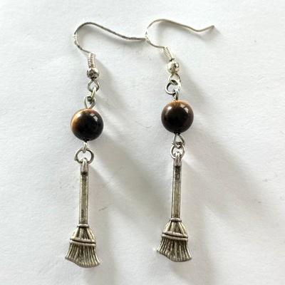 OEIL DU TIGRE  BOUCLES D OREILLE