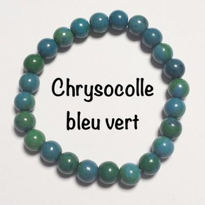 CHRYSOCOLLE BRACELET TEINTE