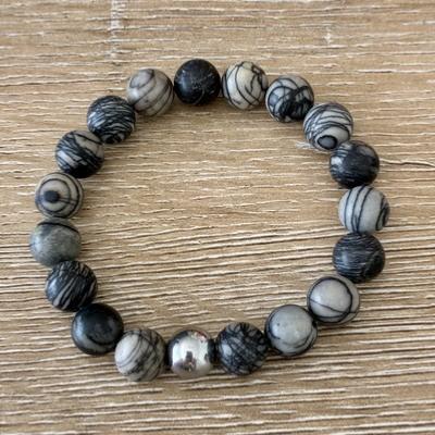 JASPE VEINE BRACELET 10 MM