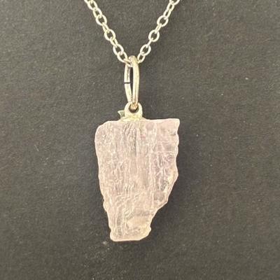 KUNZITE PENDENTIF BRUT 2