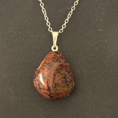 OBSIDIENNE ACAJOU PENDENTIF 3