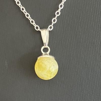 OPALE JAUNE PENDENTIF