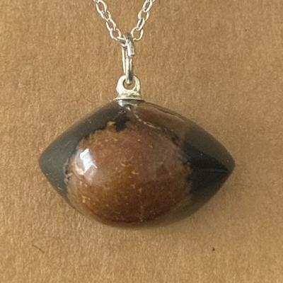 AGATE CYCLOPE OEIL SHIVA PENDENTIF 8