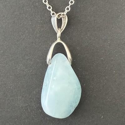 AIGUE MARINE PENDENTIF 4