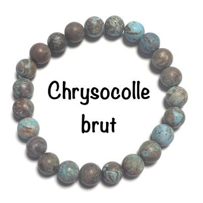 CHRYSOCOLLE BRACELET BRUT