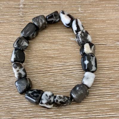 JASPE ZEBRE BRACELET PIERRES