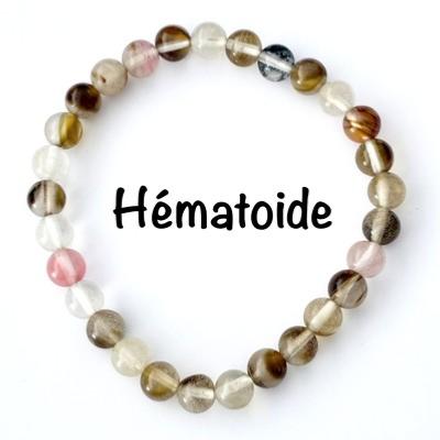JASPE QUARTZ HEMATOIDE BRACELET