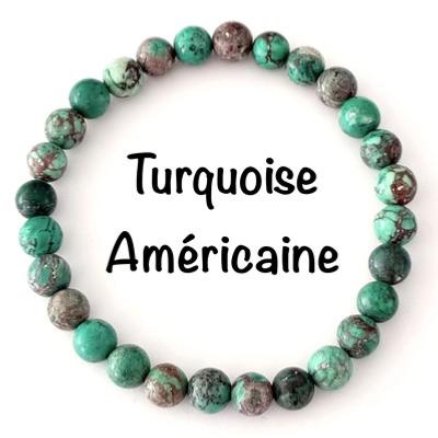 TURQUOISE BRACELET 6 MM