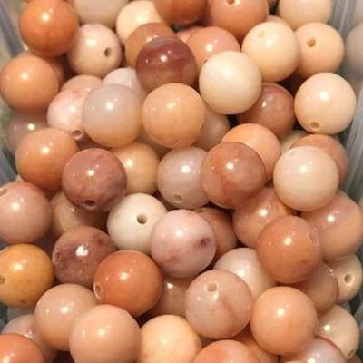 AVENTURINE ORANGE PERLE