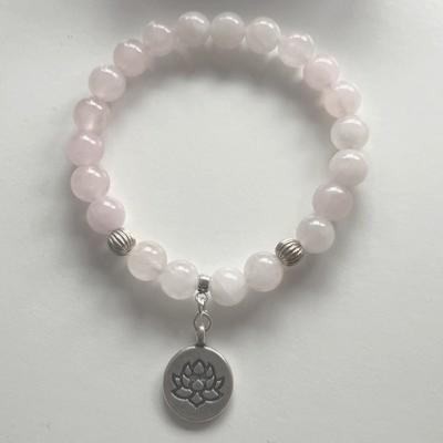 QUARTZ ROSE FLEUR DE LOTUS