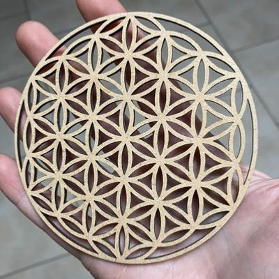 FLEUR DE VIE EN BOIS